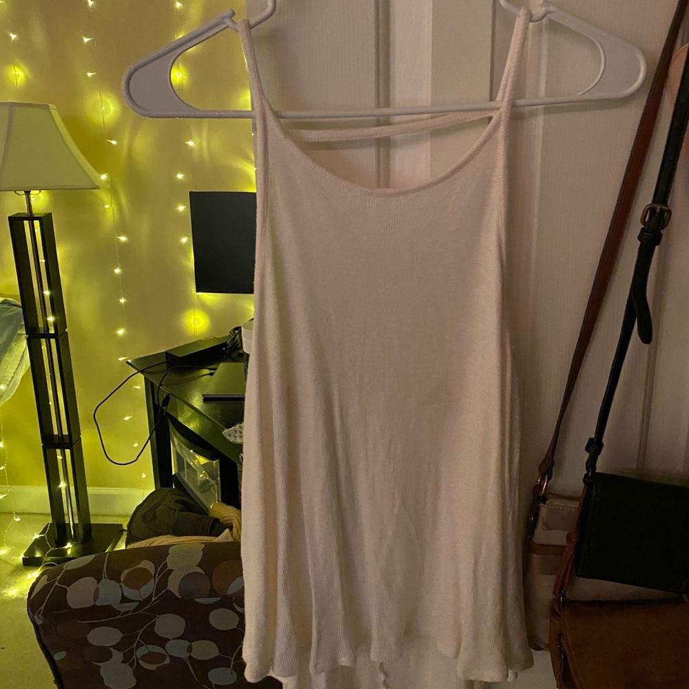 White tank top
